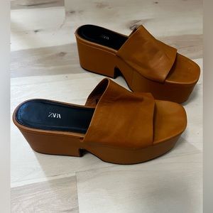 Real leather Zara shoes